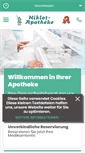 Mobile Screenshot of niklot-apotheke-schwerin.de